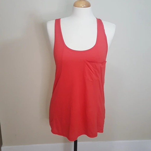 Wilfred pima cotton racerback  pocket tank top - Picture 1 of 7